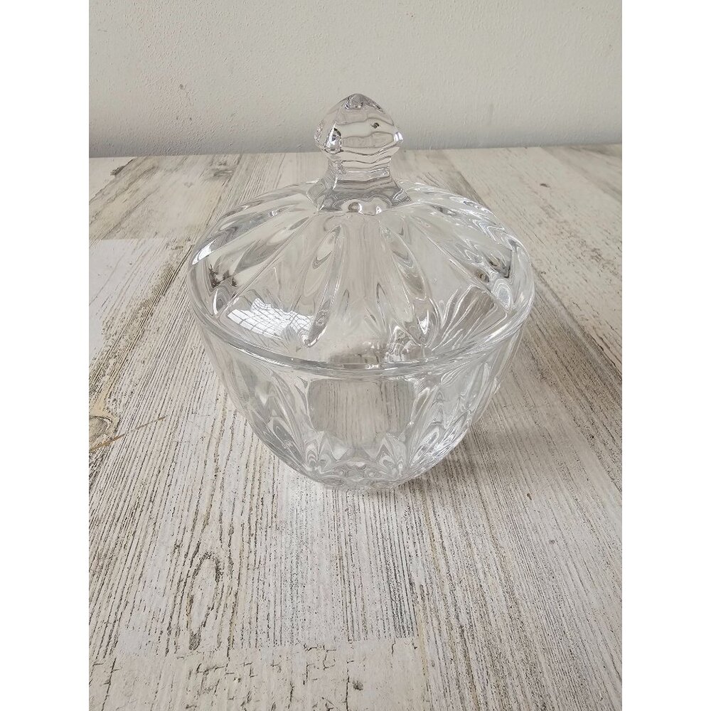 Marquis Waterford candy dish‎ lidded crystal bowl